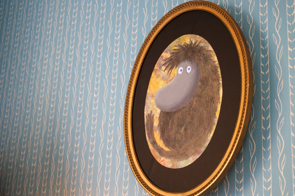 ムーミン屋敷 絵画